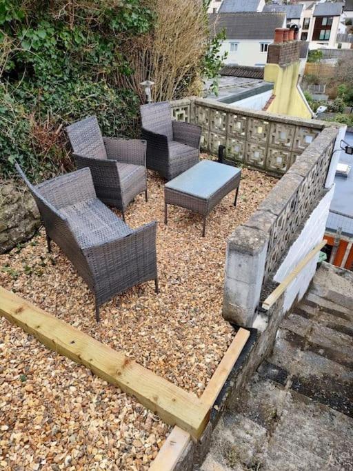 Fishermen'S Cottage With Log Burner, 2 Bathrooms & Sea Views From Garden Terraces The Mumbles Esterno foto
